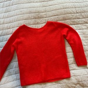 Sezane Gaspard Mohair Jumper with Buttons on Back